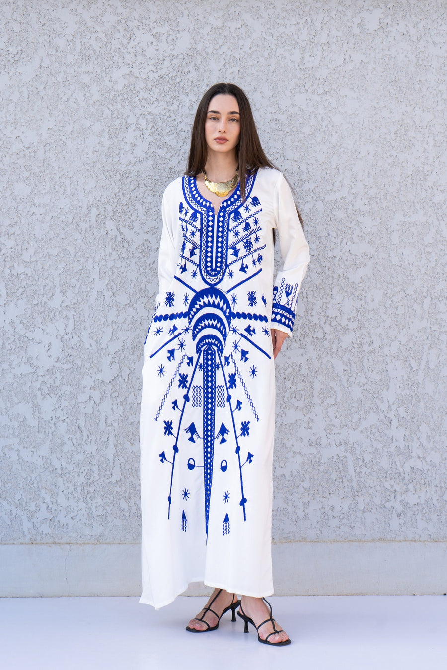 White women kaftan