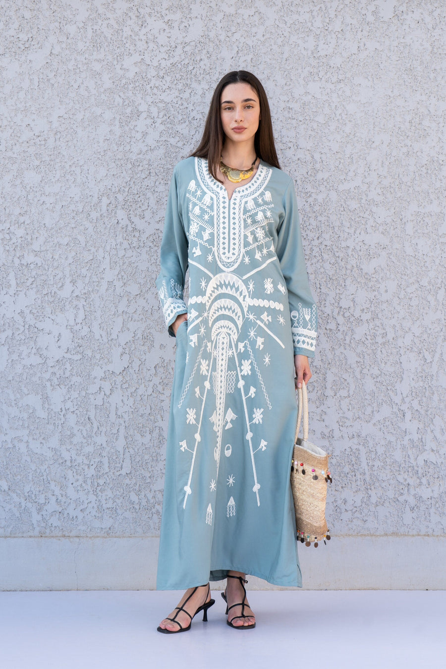 Siwa embroidered women caftan