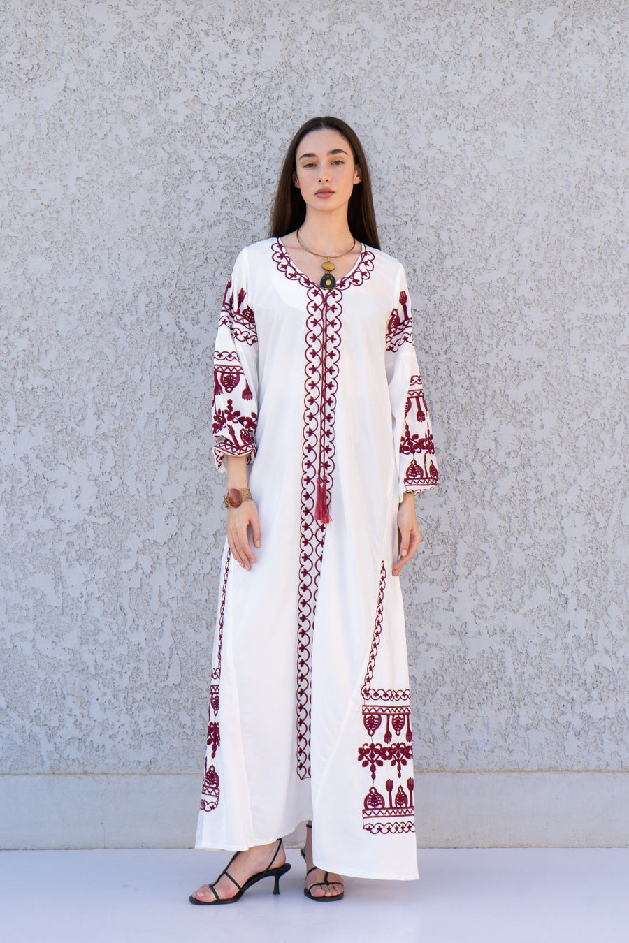 White women kaftan