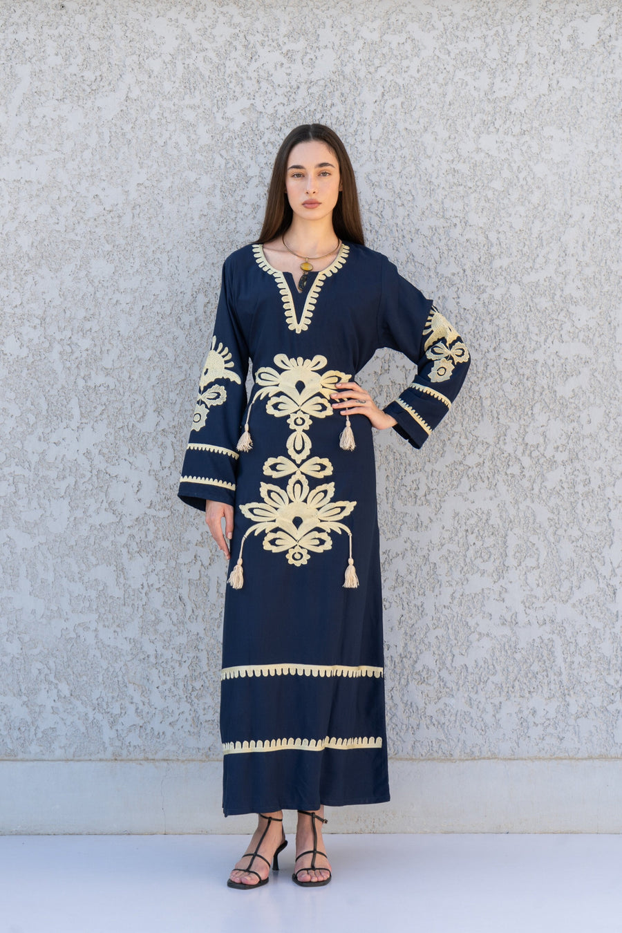 Blue kaftan