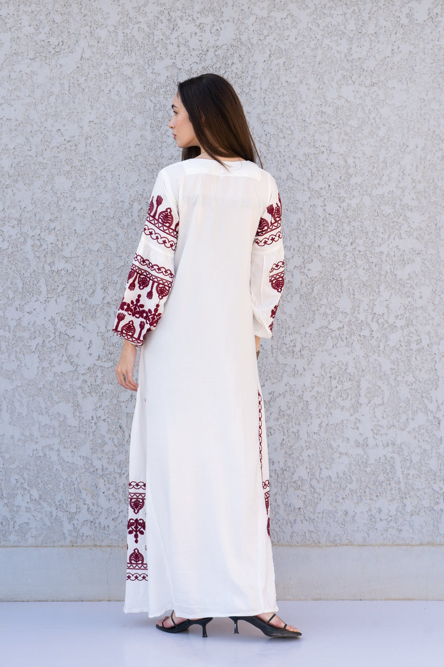 Classy White embroidered Caftan, women's caftan, wedding dress, embroidered Caftan dress, Caftan maxi dress, Caftans for women, Caftans