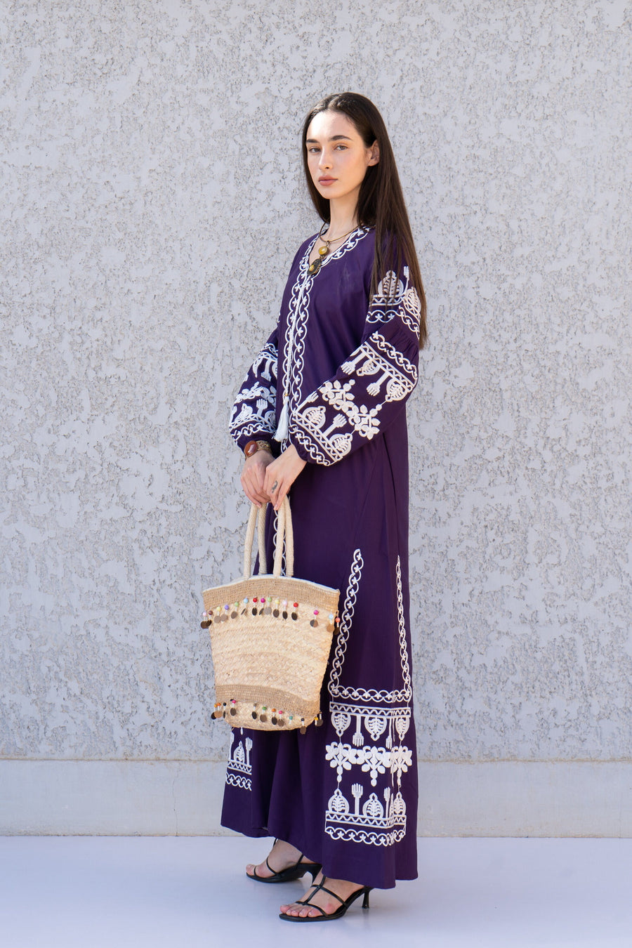 Purple kaftan