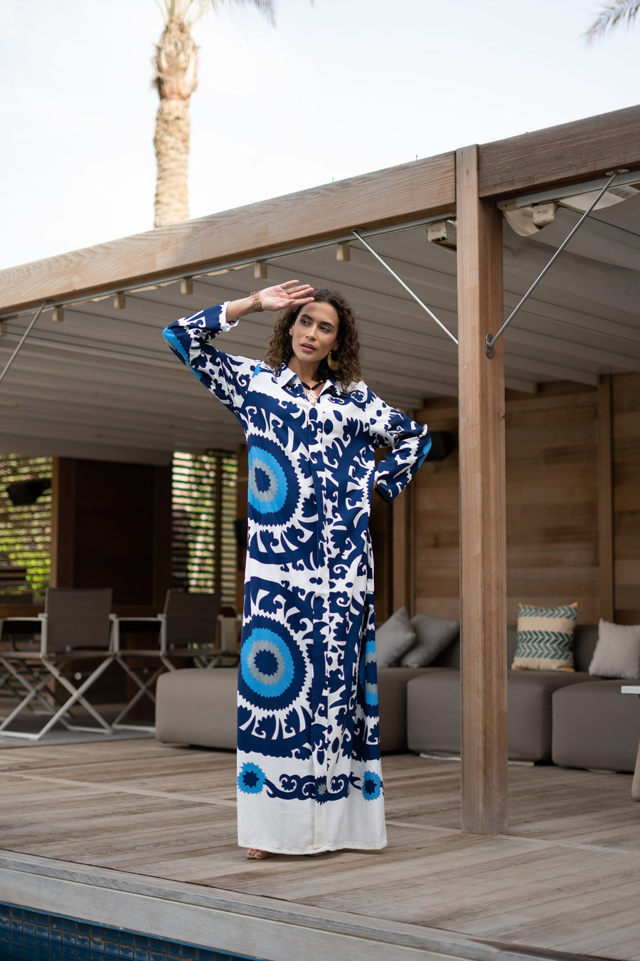 Beautiful blue print kaftan dress, caftans for women, Boho Kaftan dress, Caftans for women, long summer kaftan, kaftans, caftan