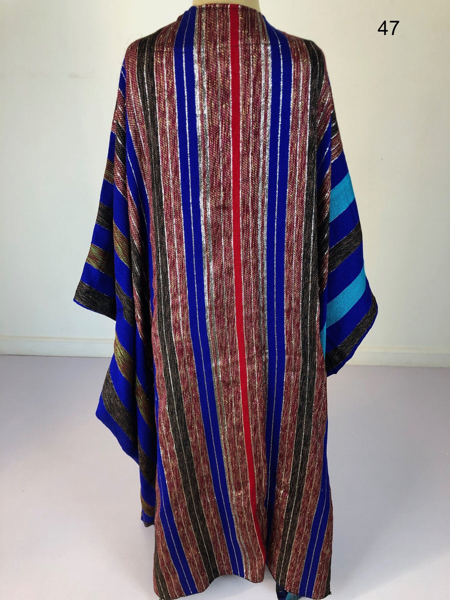 One of a kind hand loomed Kimono, Winter Wool Kimono, Abayas, Winter Abaya, Colorful Abaya, Handmade Abaya, Kimonos for women