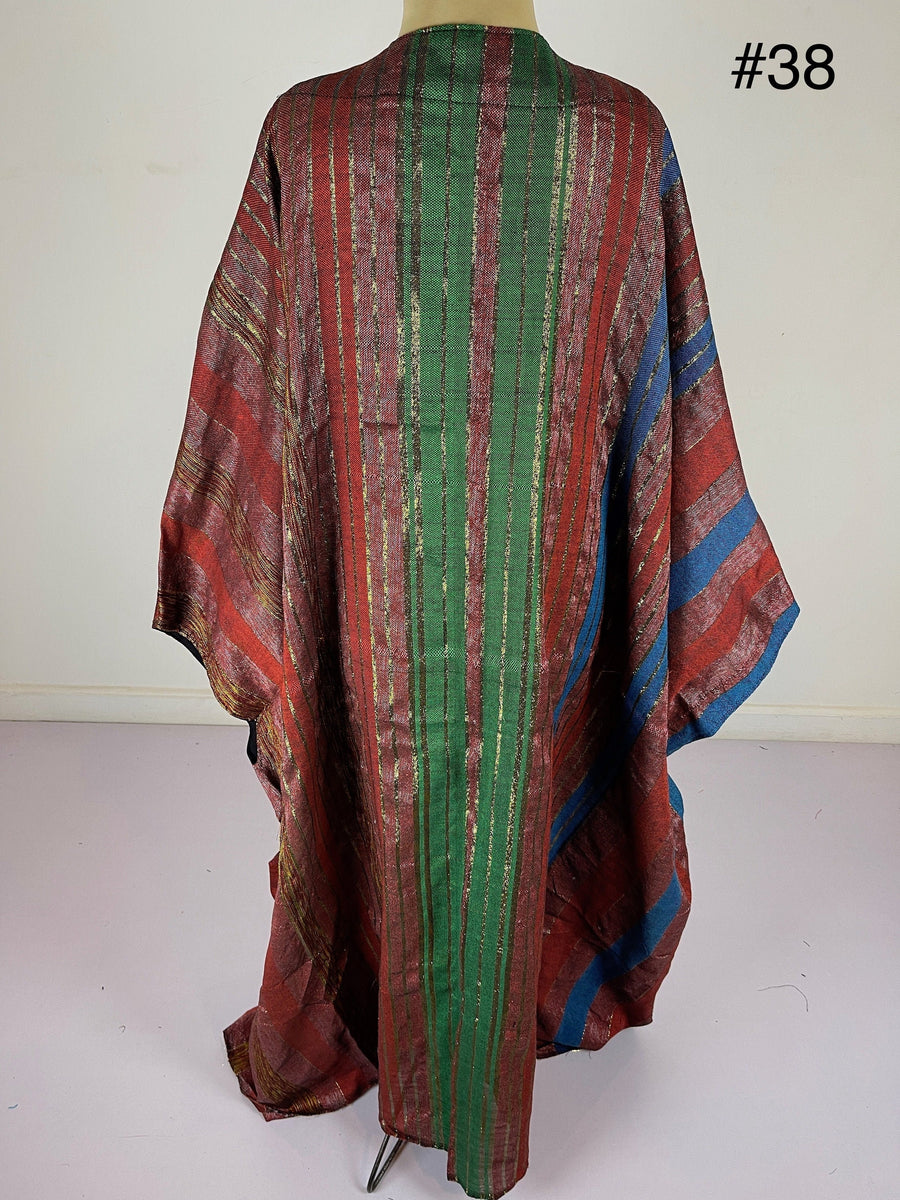 Bedouin hand loomed cotton Kimono, Summer Cotton Kimono, Abayas, Winter Abaya, Colorful Abaya, Handmade Abaya, Kimonos for women