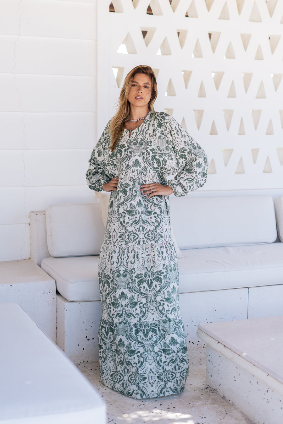 Cotton boho summer mustard green print Caftan for women, caftan dress, caftans for women, Boho Kaftan dress, Caftans for women, 7-24