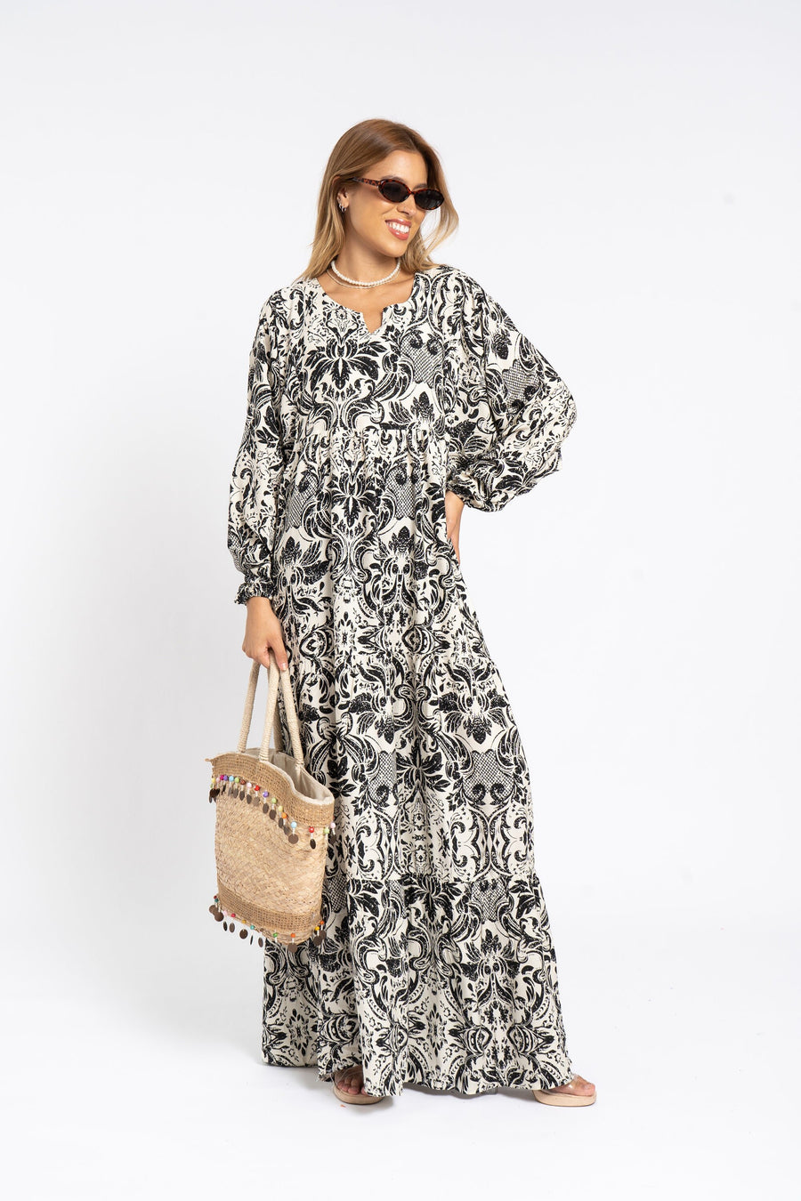 Black boho summer Egyptian Cotton print Caftan for women, caftan dress, caftans for women, Boho Kaftan dress, Caftans for women, 7-24