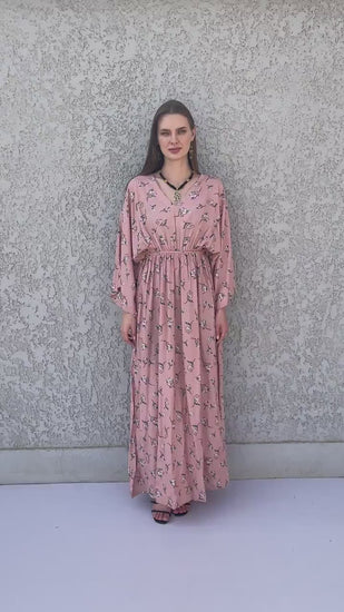 Maternity Cotton Kaftan, Cotton caftan for women, Oversize kaftan Boho maxi dress,Bohemian maxi dress, Boho summer caftan